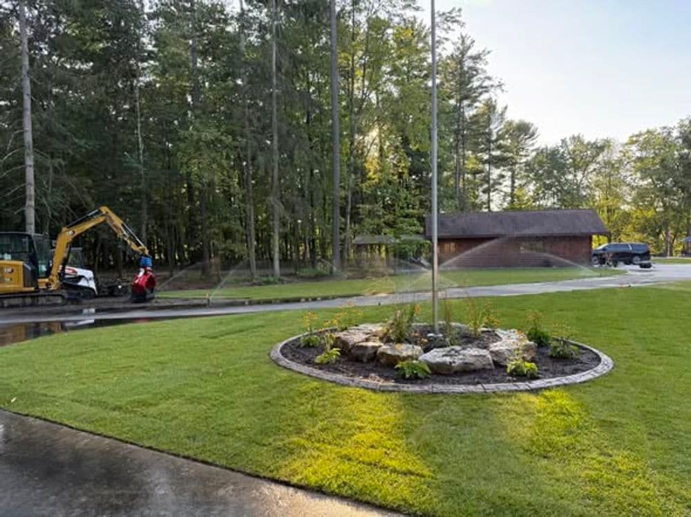 Gallery photos for Commercial Landscape Installation at Valvoline Oil Change in Wausau WI: Image #5