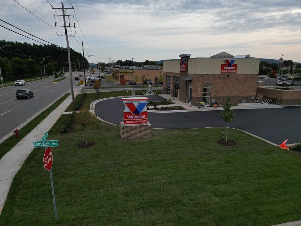 Gallery photos for Commercial Landscape Installation at Valvoline Oil Change in Wausau WI: Image #10