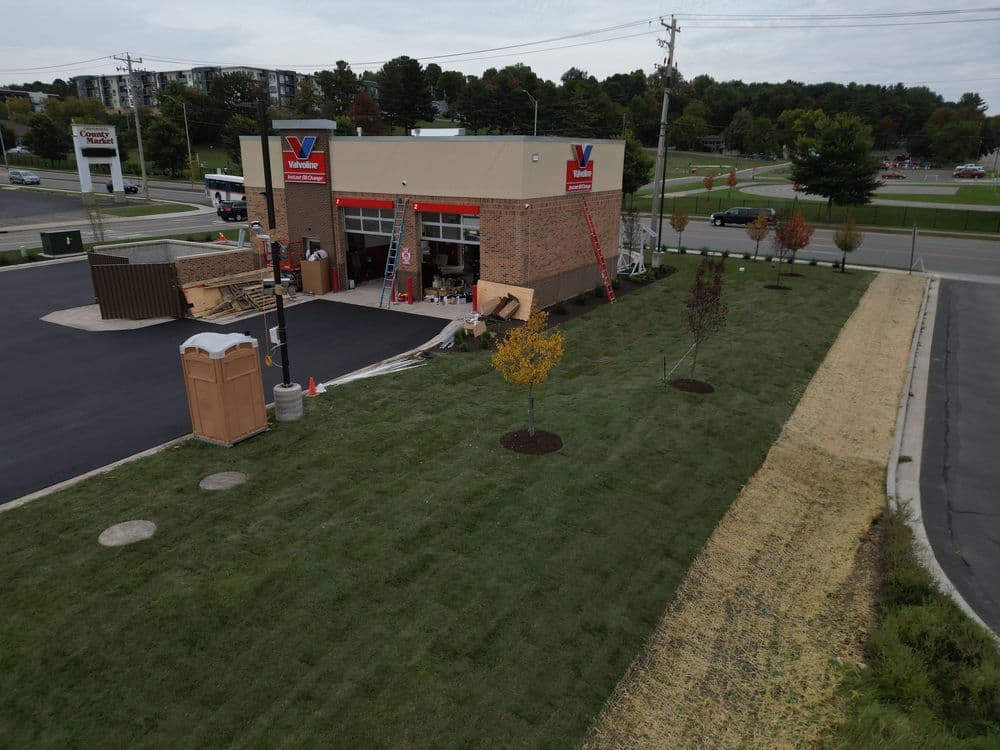Gallery photos for Commercial Landscape Installation at Valvoline Oil Change in Wausau WI: Image #6