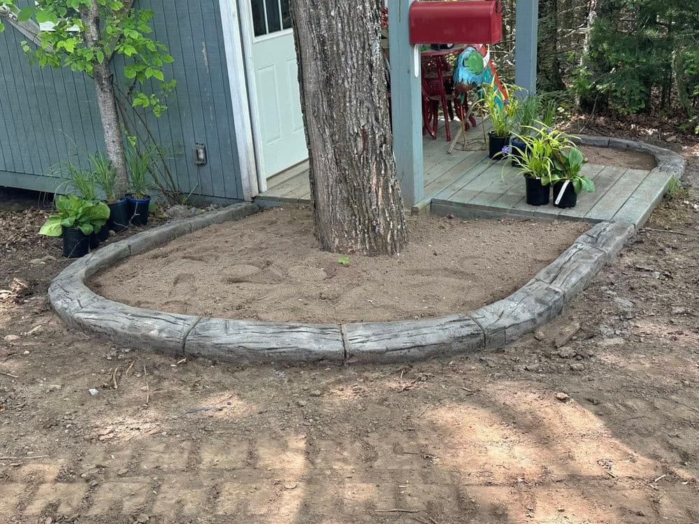 Gallery photos for Concrete Border Completion at Bass Lake with Premier Partners: Image #6